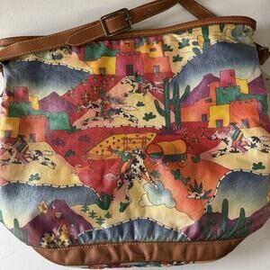 It’s In The Bag Vintage Western Print Style Purse Shoulder Bag Or Crossbody